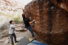 Bouldering in Hueco Tanks on 03/02/2019 with Blue Lizard Climbing and Yoga

Filename: SRM_20190302_1620520.jpg
Aperture: f/5.6
Shutter Speed: 1/250
Body: Canon EOS-1D Mark II
Lens: Canon EF 16-35mm f/2.8 L