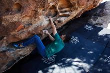 Bouldering in Hueco Tanks on 03/03/2019 with Blue Lizard Climbing and Yoga

Filename: SRM_20190303_1136130.jpg
Aperture: f/5.6
Shutter Speed: 1/250
Body: Canon EOS-1D Mark II
Lens: Canon EF 16-35mm f/2.8 L