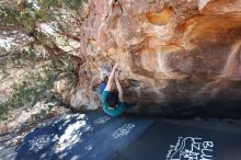 Bouldering in Hueco Tanks on 03/03/2019 with Blue Lizard Climbing and Yoga

Filename: SRM_20190303_1141070.jpg
Aperture: f/5.6
Shutter Speed: 1/250
Body: Canon EOS-1D Mark II
Lens: Canon EF 16-35mm f/2.8 L