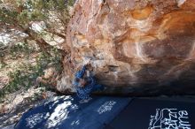 Bouldering in Hueco Tanks on 03/03/2019 with Blue Lizard Climbing and Yoga

Filename: SRM_20190303_1142440.jpg
Aperture: f/5.6
Shutter Speed: 1/250
Body: Canon EOS-1D Mark II
Lens: Canon EF 16-35mm f/2.8 L