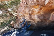 Bouldering in Hueco Tanks on 03/03/2019 with Blue Lizard Climbing and Yoga

Filename: SRM_20190303_1142480.jpg
Aperture: f/5.6
Shutter Speed: 1/250
Body: Canon EOS-1D Mark II
Lens: Canon EF 16-35mm f/2.8 L