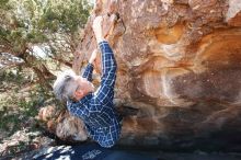 Bouldering in Hueco Tanks on 03/03/2019 with Blue Lizard Climbing and Yoga

Filename: SRM_20190303_1142580.jpg
Aperture: f/5.6
Shutter Speed: 1/250
Body: Canon EOS-1D Mark II
Lens: Canon EF 16-35mm f/2.8 L