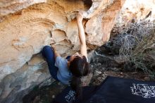 Bouldering in Hueco Tanks on 03/03/2019 with Blue Lizard Climbing and Yoga

Filename: SRM_20190303_1200420.jpg
Aperture: f/4.0
Shutter Speed: 1/200
Body: Canon EOS-1D Mark II
Lens: Canon EF 16-35mm f/2.8 L