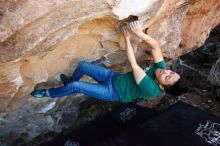 Bouldering in Hueco Tanks on 03/03/2019 with Blue Lizard Climbing and Yoga

Filename: SRM_20190303_1203480.jpg
Aperture: f/4.5
Shutter Speed: 1/250
Body: Canon EOS-1D Mark II
Lens: Canon EF 16-35mm f/2.8 L