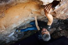 Bouldering in Hueco Tanks on 03/03/2019 with Blue Lizard Climbing and Yoga

Filename: SRM_20190303_1208350.jpg
Aperture: f/4.5
Shutter Speed: 1/250
Body: Canon EOS-1D Mark II
Lens: Canon EF 16-35mm f/2.8 L