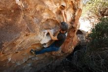 Bouldering in Hueco Tanks on 03/03/2019 with Blue Lizard Climbing and Yoga

Filename: SRM_20190303_1208550.jpg
Aperture: f/8.0
Shutter Speed: 1/250
Body: Canon EOS-1D Mark II
Lens: Canon EF 16-35mm f/2.8 L