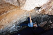 Bouldering in Hueco Tanks on 03/03/2019 with Blue Lizard Climbing and Yoga

Filename: SRM_20190303_1212090.jpg
Aperture: f/4.5
Shutter Speed: 1/250
Body: Canon EOS-1D Mark II
Lens: Canon EF 16-35mm f/2.8 L