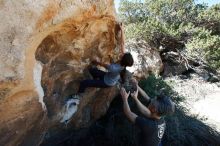 Bouldering in Hueco Tanks on 03/03/2019 with Blue Lizard Climbing and Yoga

Filename: SRM_20190303_1212420.jpg
Aperture: f/10.0
Shutter Speed: 1/250
Body: Canon EOS-1D Mark II
Lens: Canon EF 16-35mm f/2.8 L