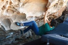 Bouldering in Hueco Tanks on 03/03/2019 with Blue Lizard Climbing and Yoga

Filename: SRM_20190303_1219250.jpg
Aperture: f/4.0
Shutter Speed: 1/250
Body: Canon EOS-1D Mark II
Lens: Canon EF 50mm f/1.8 II