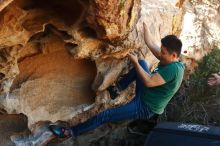 Bouldering in Hueco Tanks on 03/03/2019 with Blue Lizard Climbing and Yoga

Filename: SRM_20190303_1219560.jpg
Aperture: f/5.6
Shutter Speed: 1/400
Body: Canon EOS-1D Mark II
Lens: Canon EF 50mm f/1.8 II
