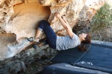Bouldering in Hueco Tanks on 03/03/2019 with Blue Lizard Climbing and Yoga

Filename: SRM_20190303_1225390.jpg
Aperture: f/3.5
Shutter Speed: 1/320
Body: Canon EOS-1D Mark II
Lens: Canon EF 50mm f/1.8 II
