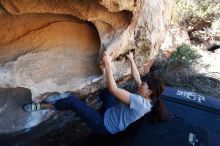 Bouldering in Hueco Tanks on 03/03/2019 with Blue Lizard Climbing and Yoga

Filename: SRM_20190303_1229210.jpg
Aperture: f/5.0
Shutter Speed: 1/500
Body: Canon EOS-1D Mark II
Lens: Canon EF 16-35mm f/2.8 L