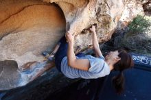 Bouldering in Hueco Tanks on 03/03/2019 with Blue Lizard Climbing and Yoga

Filename: SRM_20190303_1234290.jpg
Aperture: f/5.0
Shutter Speed: 1/500
Body: Canon EOS-1D Mark II
Lens: Canon EF 16-35mm f/2.8 L