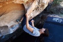 Bouldering in Hueco Tanks on 03/03/2019 with Blue Lizard Climbing and Yoga

Filename: SRM_20190303_1234390.jpg
Aperture: f/5.0
Shutter Speed: 1/500
Body: Canon EOS-1D Mark II
Lens: Canon EF 16-35mm f/2.8 L