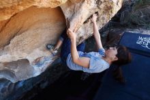 Bouldering in Hueco Tanks on 03/03/2019 with Blue Lizard Climbing and Yoga

Filename: SRM_20190303_1238330.jpg
Aperture: f/5.0
Shutter Speed: 1/400
Body: Canon EOS-1D Mark II
Lens: Canon EF 16-35mm f/2.8 L