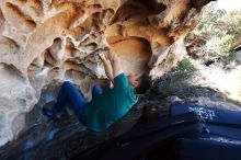 Bouldering in Hueco Tanks on 03/03/2019 with Blue Lizard Climbing and Yoga

Filename: SRM_20190303_1249070.jpg
Aperture: f/5.6
Shutter Speed: 1/400
Body: Canon EOS-1D Mark II
Lens: Canon EF 16-35mm f/2.8 L