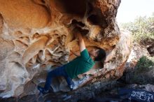 Bouldering in Hueco Tanks on 03/03/2019 with Blue Lizard Climbing and Yoga

Filename: SRM_20190303_1249090.jpg
Aperture: f/5.6
Shutter Speed: 1/500
Body: Canon EOS-1D Mark II
Lens: Canon EF 16-35mm f/2.8 L