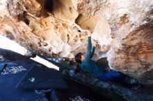 Bouldering in Hueco Tanks on 03/03/2019 with Blue Lizard Climbing and Yoga

Filename: SRM_20190303_1304430.jpg
Aperture: f/5.6
Shutter Speed: 1/160
Body: Canon EOS-1D Mark II
Lens: Canon EF 16-35mm f/2.8 L
