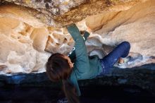 Bouldering in Hueco Tanks on 03/03/2019 with Blue Lizard Climbing and Yoga

Filename: SRM_20190303_1308090.jpg
Aperture: f/5.6
Shutter Speed: 1/160
Body: Canon EOS-1D Mark II
Lens: Canon EF 16-35mm f/2.8 L