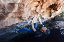 Bouldering in Hueco Tanks on 03/03/2019 with Blue Lizard Climbing and Yoga

Filename: SRM_20190303_1330160.jpg
Aperture: f/5.6
Shutter Speed: 1/160
Body: Canon EOS-1D Mark II
Lens: Canon EF 16-35mm f/2.8 L