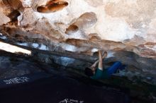 Bouldering in Hueco Tanks on 03/03/2019 with Blue Lizard Climbing and Yoga

Filename: SRM_20190303_1332440.jpg
Aperture: f/4.0
Shutter Speed: 1/200
Body: Canon EOS-1D Mark II
Lens: Canon EF 16-35mm f/2.8 L