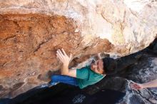 Bouldering in Hueco Tanks on 03/03/2019 with Blue Lizard Climbing and Yoga

Filename: SRM_20190303_1333420.jpg
Aperture: f/5.6
Shutter Speed: 1/320
Body: Canon EOS-1D Mark II
Lens: Canon EF 16-35mm f/2.8 L