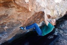 Bouldering in Hueco Tanks on 03/03/2019 with Blue Lizard Climbing and Yoga

Filename: SRM_20190303_1337050.jpg
Aperture: f/5.6
Shutter Speed: 1/250
Body: Canon EOS-1D Mark II
Lens: Canon EF 16-35mm f/2.8 L