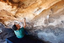 Bouldering in Hueco Tanks on 03/03/2019 with Blue Lizard Climbing and Yoga

Filename: SRM_20190303_1440050.jpg
Aperture: f/5.6
Shutter Speed: 1/200
Body: Canon EOS-1D Mark II
Lens: Canon EF 16-35mm f/2.8 L