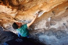 Bouldering in Hueco Tanks on 03/03/2019 with Blue Lizard Climbing and Yoga

Filename: SRM_20190303_1440060.jpg
Aperture: f/5.6
Shutter Speed: 1/250
Body: Canon EOS-1D Mark II
Lens: Canon EF 16-35mm f/2.8 L