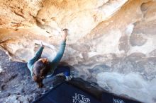 Bouldering in Hueco Tanks on 03/03/2019 with Blue Lizard Climbing and Yoga

Filename: SRM_20190303_1500250.jpg
Aperture: f/5.6
Shutter Speed: 1/100
Body: Canon EOS-1D Mark II
Lens: Canon EF 16-35mm f/2.8 L