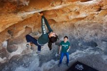 Bouldering in Hueco Tanks on 03/03/2019 with Blue Lizard Climbing and Yoga

Filename: SRM_20190303_1500550.jpg
Aperture: f/5.6
Shutter Speed: 1/250
Body: Canon EOS-1D Mark II
Lens: Canon EF 16-35mm f/2.8 L