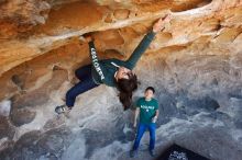 Bouldering in Hueco Tanks on 03/03/2019 with Blue Lizard Climbing and Yoga

Filename: SRM_20190303_1500590.jpg
Aperture: f/5.6
Shutter Speed: 1/250
Body: Canon EOS-1D Mark II
Lens: Canon EF 16-35mm f/2.8 L