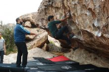 Bouldering in Hueco Tanks on 03/08/2019 with Blue Lizard Climbing and Yoga

Filename: SRM_20190308_1253210.jpg
Aperture: f/3.5
Shutter Speed: 1/320
Body: Canon EOS-1D Mark II
Lens: Canon EF 50mm f/1.8 II