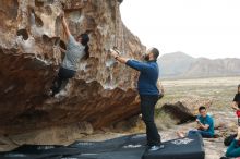 Bouldering in Hueco Tanks on 03/08/2019 with Blue Lizard Climbing and Yoga

Filename: SRM_20190308_1254010.jpg
Aperture: f/3.5
Shutter Speed: 1/400
Body: Canon EOS-1D Mark II
Lens: Canon EF 50mm f/1.8 II