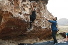 Bouldering in Hueco Tanks on 03/08/2019 with Blue Lizard Climbing and Yoga

Filename: SRM_20190308_1255021.jpg
Aperture: f/3.5
Shutter Speed: 1/320
Body: Canon EOS-1D Mark II
Lens: Canon EF 50mm f/1.8 II