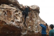 Bouldering in Hueco Tanks on 03/08/2019 with Blue Lizard Climbing and Yoga

Filename: SRM_20190308_1255090.jpg
Aperture: f/3.5
Shutter Speed: 1/400
Body: Canon EOS-1D Mark II
Lens: Canon EF 50mm f/1.8 II