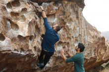 Bouldering in Hueco Tanks on 03/08/2019 with Blue Lizard Climbing and Yoga

Filename: SRM_20190308_1256490.jpg
Aperture: f/3.5
Shutter Speed: 1/500
Body: Canon EOS-1D Mark II
Lens: Canon EF 50mm f/1.8 II