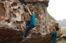 Bouldering in Hueco Tanks on 03/08/2019 with Blue Lizard Climbing and Yoga

Filename: SRM_20190308_1257370.jpg
Aperture: f/3.5
Shutter Speed: 1/640
Body: Canon EOS-1D Mark II
Lens: Canon EF 50mm f/1.8 II