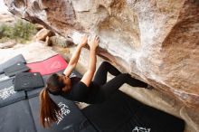 Bouldering in Hueco Tanks on 03/08/2019 with Blue Lizard Climbing and Yoga

Filename: SRM_20190308_1305280.jpg
Aperture: f/5.6
Shutter Speed: 1/100
Body: Canon EOS-1D Mark II
Lens: Canon EF 16-35mm f/2.8 L