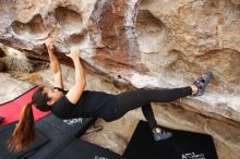 Bouldering in Hueco Tanks on 03/08/2019 with Blue Lizard Climbing and Yoga

Filename: SRM_20190308_1305430.jpg
Aperture: f/5.6
Shutter Speed: 1/160
Body: Canon EOS-1D Mark II
Lens: Canon EF 16-35mm f/2.8 L