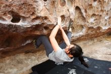 Bouldering in Hueco Tanks on 03/08/2019 with Blue Lizard Climbing and Yoga

Filename: SRM_20190308_1322130.jpg
Aperture: f/5.6
Shutter Speed: 1/200
Body: Canon EOS-1D Mark II
Lens: Canon EF 16-35mm f/2.8 L