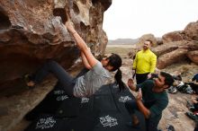 Bouldering in Hueco Tanks on 03/08/2019 with Blue Lizard Climbing and Yoga

Filename: SRM_20190308_1322440.jpg
Aperture: f/5.6
Shutter Speed: 1/500
Body: Canon EOS-1D Mark II
Lens: Canon EF 16-35mm f/2.8 L