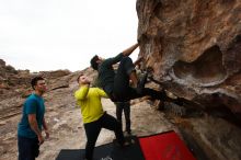 Bouldering in Hueco Tanks on 03/08/2019 with Blue Lizard Climbing and Yoga

Filename: SRM_20190308_1325140.jpg
Aperture: f/5.6
Shutter Speed: 1/640
Body: Canon EOS-1D Mark II
Lens: Canon EF 16-35mm f/2.8 L