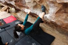 Bouldering in Hueco Tanks on 03/08/2019 with Blue Lizard Climbing and Yoga

Filename: SRM_20190308_1326530.jpg
Aperture: f/5.6
Shutter Speed: 1/160
Body: Canon EOS-1D Mark II
Lens: Canon EF 16-35mm f/2.8 L
