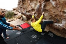 Bouldering in Hueco Tanks on 03/08/2019 with Blue Lizard Climbing and Yoga

Filename: SRM_20190308_1328000.jpg
Aperture: f/5.6
Shutter Speed: 1/500
Body: Canon EOS-1D Mark II
Lens: Canon EF 16-35mm f/2.8 L