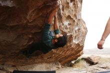 Bouldering in Hueco Tanks on 03/08/2019 with Blue Lizard Climbing and Yoga

Filename: SRM_20190308_1333010.jpg
Aperture: f/5.6
Shutter Speed: 1/320
Body: Canon EOS-1D Mark II
Lens: Canon EF 16-35mm f/2.8 L