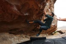 Bouldering in Hueco Tanks on 03/08/2019 with Blue Lizard Climbing and Yoga

Filename: SRM_20190308_1333060.jpg
Aperture: f/5.6
Shutter Speed: 1/320
Body: Canon EOS-1D Mark II
Lens: Canon EF 16-35mm f/2.8 L