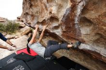 Bouldering in Hueco Tanks on 03/08/2019 with Blue Lizard Climbing and Yoga

Filename: SRM_20190308_1335010.jpg
Aperture: f/5.6
Shutter Speed: 1/400
Body: Canon EOS-1D Mark II
Lens: Canon EF 16-35mm f/2.8 L