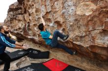 Bouldering in Hueco Tanks on 03/08/2019 with Blue Lizard Climbing and Yoga

Filename: SRM_20190308_1345060.jpg
Aperture: f/5.6
Shutter Speed: 1/400
Body: Canon EOS-1D Mark II
Lens: Canon EF 16-35mm f/2.8 L