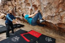Bouldering in Hueco Tanks on 03/08/2019 with Blue Lizard Climbing and Yoga

Filename: SRM_20190308_1346400.jpg
Aperture: f/5.6
Shutter Speed: 1/320
Body: Canon EOS-1D Mark II
Lens: Canon EF 16-35mm f/2.8 L